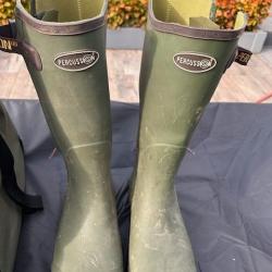 BOTTES DE CHASSE PERCUSSION A SOUFFLETS POINTURE 47