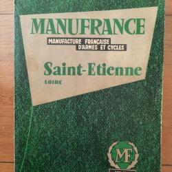 catalogue Manufacture française d'armes et de cycles / MF / MANUFRANCE 1958