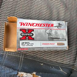 Boîte de balle 270 winchester 130grain
