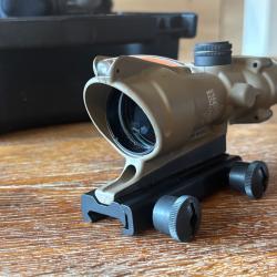 Trijicon ACOG TA31 - 4x32 - FDE - 5.56/.223 - réticulé BAC - comme neuve jamais utilisée