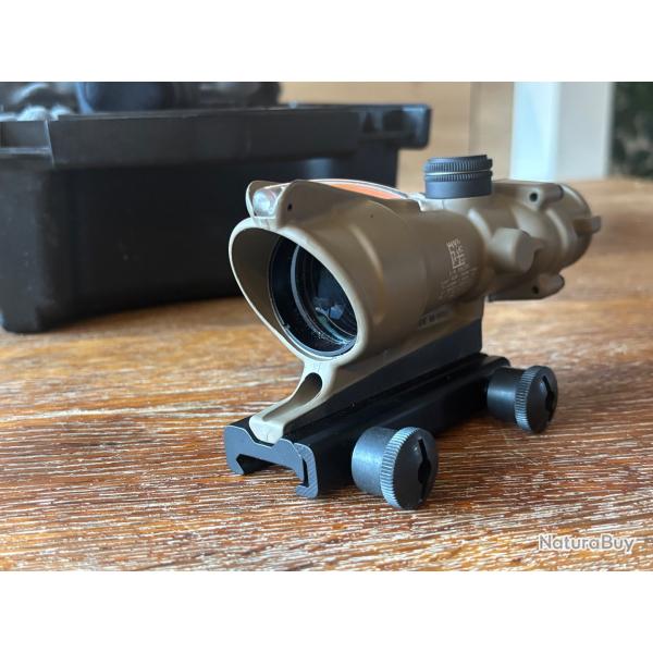 Trijicon ACOG TA31 - 4x32 - FDE - 5.56/.223 - rticul BAC - comme neuve jamais utilise