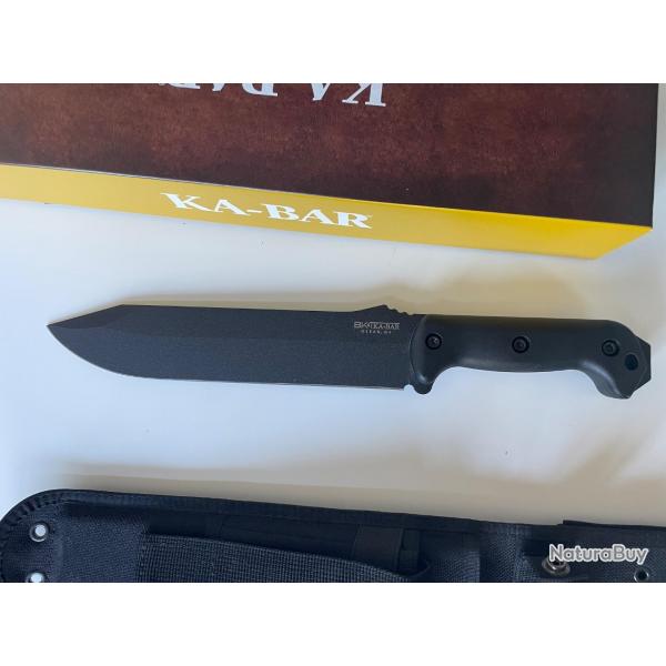 Couteau kabar becker bk9 comme neuf d'occasion couteau bushcraft grande taille Enchres