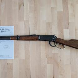 Winchester 1894 modèle Armée Française de 1914 avec sa lettre d'usine Winchester