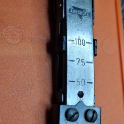 ANSCHUTZ - Hausse sur queue d'aronde (12.6mm)