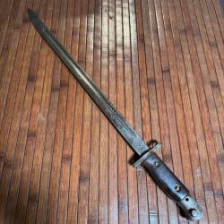 BAÏONNETTE ANGLAISE LEE ENFIELD SANDERSON 1907 de 1916 WW1