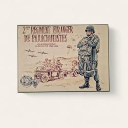 Cadre Militaire Pi&egrave;ce RARE 2e REP Daniel Lordey &Eacute;chantillons 1994 - Indochine Parachutiste