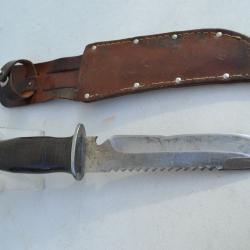 Couteau de combat US "EGW - KNIFE" - US WWII - 39-45 -FFI - PILOTE USAAF