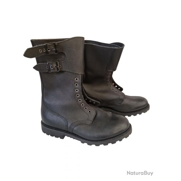 Rangers Noirs Cuir Grain - Modle Parade Rglementaire Lgion trangre (Taille 44)