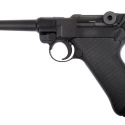 P08 4" BLACK PISTOLET GBB WE-P001