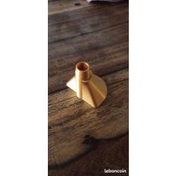 Entonnoir pour révolver 44 Remington 1858 à poudre noire. Doré.