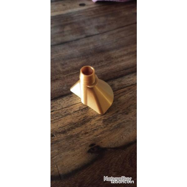 Entonnoir pour rvolver 44 Remington 1858  poudre noire. Dor.