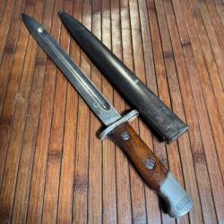 BELLE RARE BAÏONNETTE 1902 MAUSER WW1 POUR LE SIAM