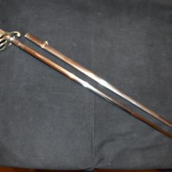 SABRE D'OFFICIER D'INFANTERIE-OFFICIER DE CHASSEURS A PIED Mle 1882-GRANDE GUERRE 1914-1918