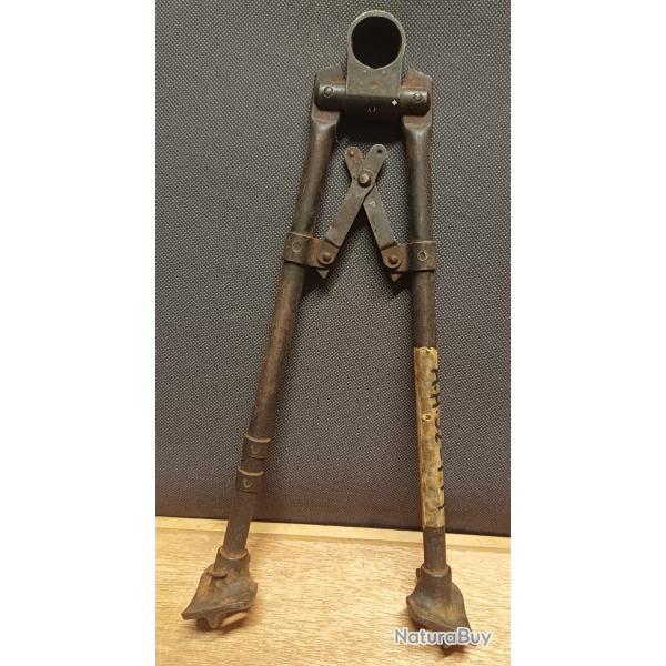 Ancien bipied pour mitrailleuse militaire franaise AA 52