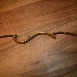 Pontet laiton de fusil de chasse ancien à silex ou à percussion