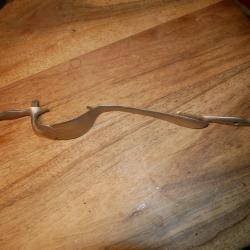 Pontet maillechort de fusil de chasse ancien à silex ou à percussion