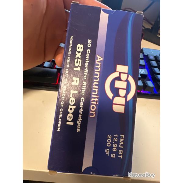 20 douilles 8x51 Lebel PPU