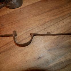 Pontet Fer de fusil de chasse à silex dans son jus