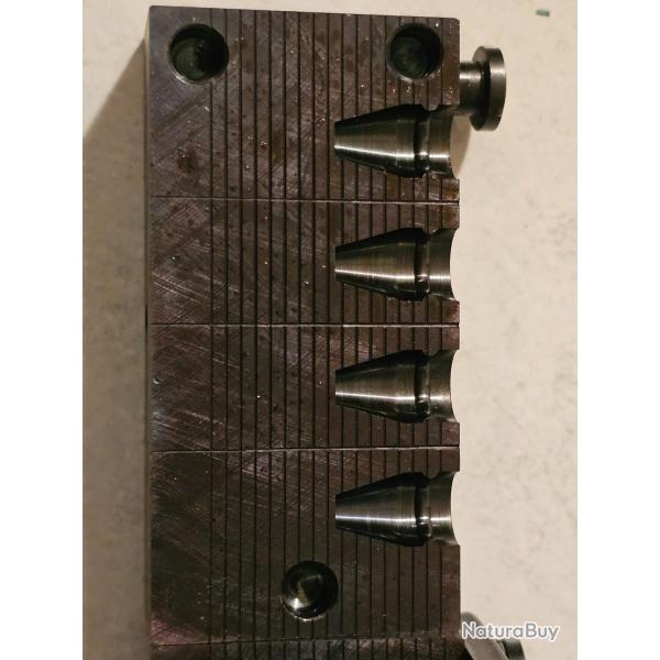 Moule  balle Lyman 9mm 4 cavits 120gr