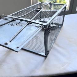 Piège cage métallique galvanisé - Bon état