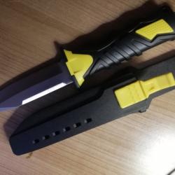 Couteau de plong&eacute;e inox, &eacute;tat NEUF