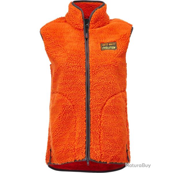 Gilet isolant fourrure pour femme Hatz-Watz (Couleur: Orange, Taille: XS)