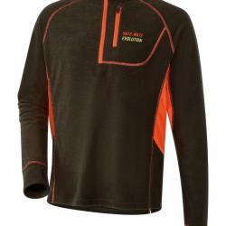 T-shirt manches longues Mid-X Hatz-Watz Evolution (Couleur: Vert/Orange fluo, Taille: XL)