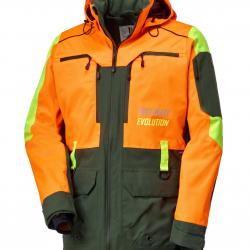 Veste imperméable Hatz-Watz (Couleur: Orange fluo / Vert, Taille: L)