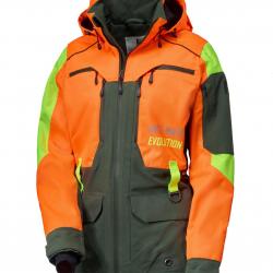 Veste imperméable femme Hatz-Watz (Couleur: Orange fluo/vert, Taille: L)
