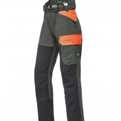 Pantalon de protection pour femme Waterproof Hatz-Watz (Couleur: Vert/orange fluo, Taille: 42)