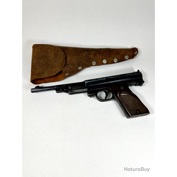 Pistolet  air comprim Record - Calibre 4.5 mm avec tui