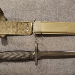 Ba&iuml;onnette M4 avec fourreau M8