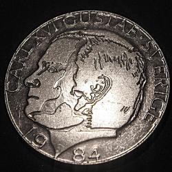 Suede, piece de 1 krona 1973  diametre 24,5 mm ttb gustaf VI