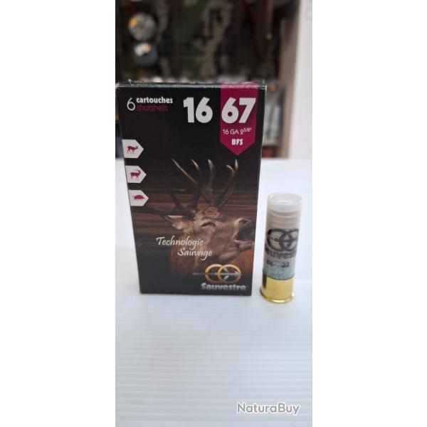 Cartouches balles sauvestre cal 16/67