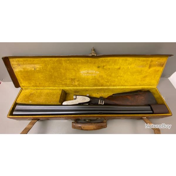 Fusil a platine juxtapos du tir au pigeon vivant d'arcachon avec mallette