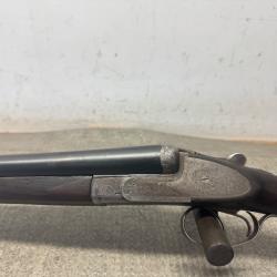 FUSIL JUXTAPOSE ARTISANAL BELGE CALIBRE 12/70 - 1 sans prix de réserve