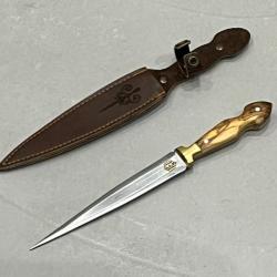 Dague 29cm forgée LLF série CHASSE olivier enchères