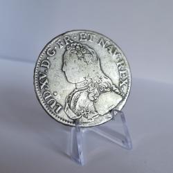 Rare Ecu Argent 1738 A Louis XV ( 15 ) Aux Rameaux D'Olivier Paris , XVIII&egrave;me Si&egrave;cle , 18&egrave;me
