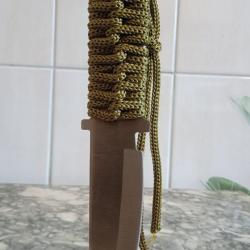 couteau armée militaire survie avec étui neuf chasse pêche LIVRAISON LETTRE VERTE OFFERTE