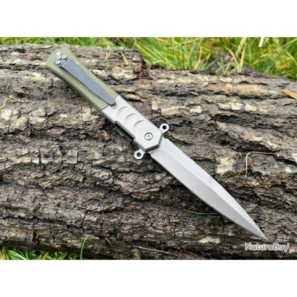 Couteau  Ouverture Assiste RANGER vert enchre