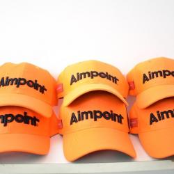 Lot de 6 Casquettes AIMPOINT Orange