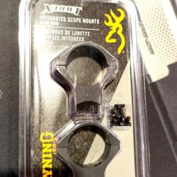 Browning X-Bolt  montage fixe X-Bolt 30 mm neuf