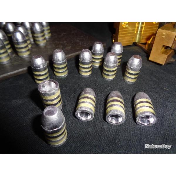 50 Ogives Minie Calibre .454 - 310 grains 21 grammes Calibres et graisses