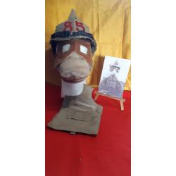 ATHEMSCHÜTZER 1915 avec Lunettes toiles traitée, pochette de transport avec son étiqu.Tissu Repro.