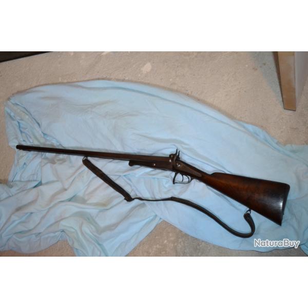 Beau fusil  broche en calibre 16