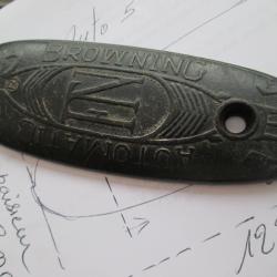 plaque de couche auto 5 browning dimension sur photos