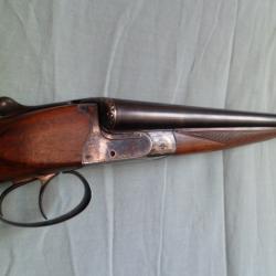 Très beau fusil de chasse artisan juxtaposé calibre16 signé MAISONNIAL