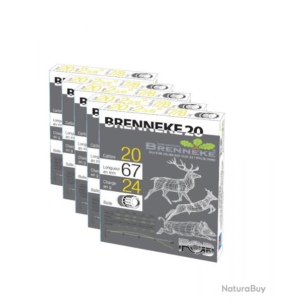 50 BALLES FOB BRENNEKE 20/24G bf