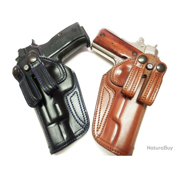 ETUI CUIR port inside pour 1911 (fabrication Artisanale Franaise)