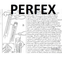 5 pages de DEMONTAGE ET CARACTERISTIQUES du fusil PERFEX MANUFRANCE (envoi par mail) (m2585)